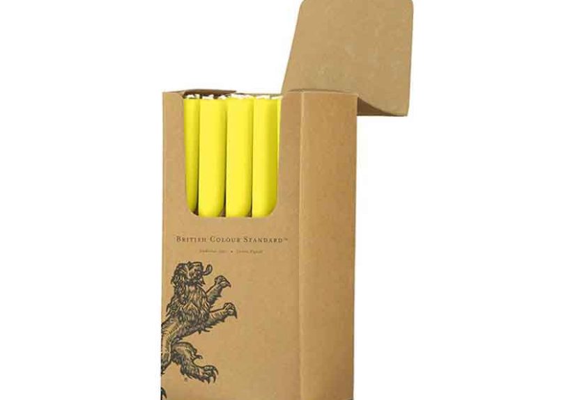 British Colour Standard Dinner Candles