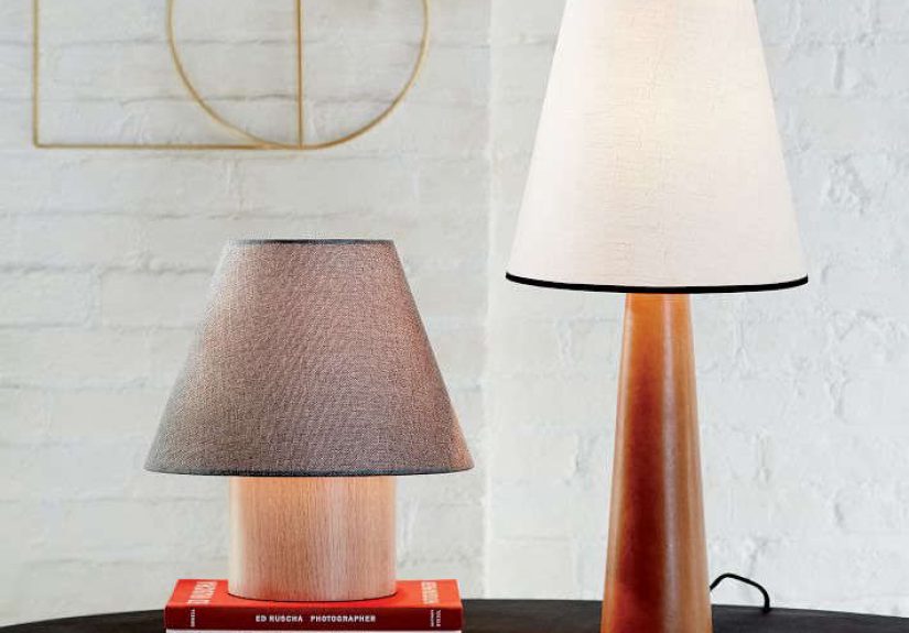 Commune Table Lamp - Wood: A Small Lamp With Big California-Cool Energy