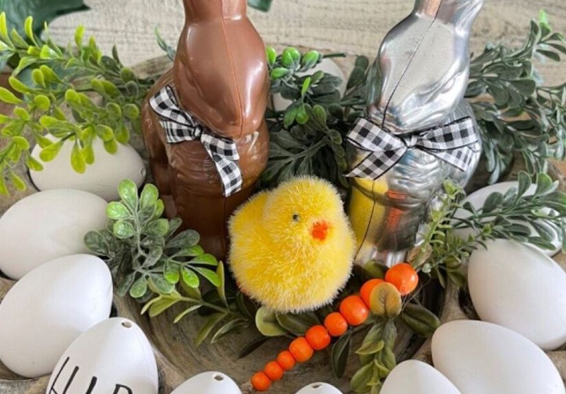 Create a Stunning Display with This Easy Easter Egg Stand DIY