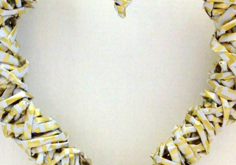 DIY A Non-Traditional Valentine - Make a Gift-Wrapping Paper Heart