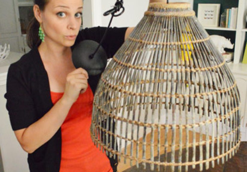 How To Turn A Basket Into A Pendant Light