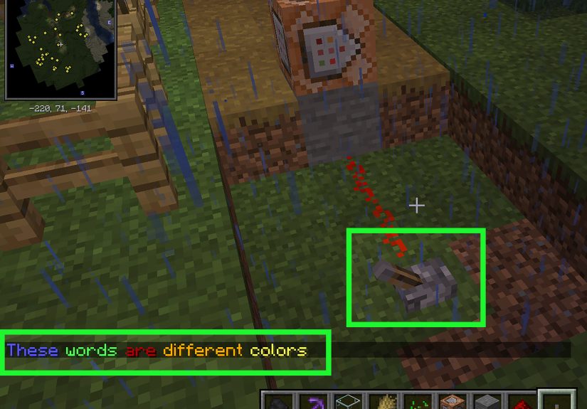 How to Type Color Text in Minecraft Chat: Java & Bedrock