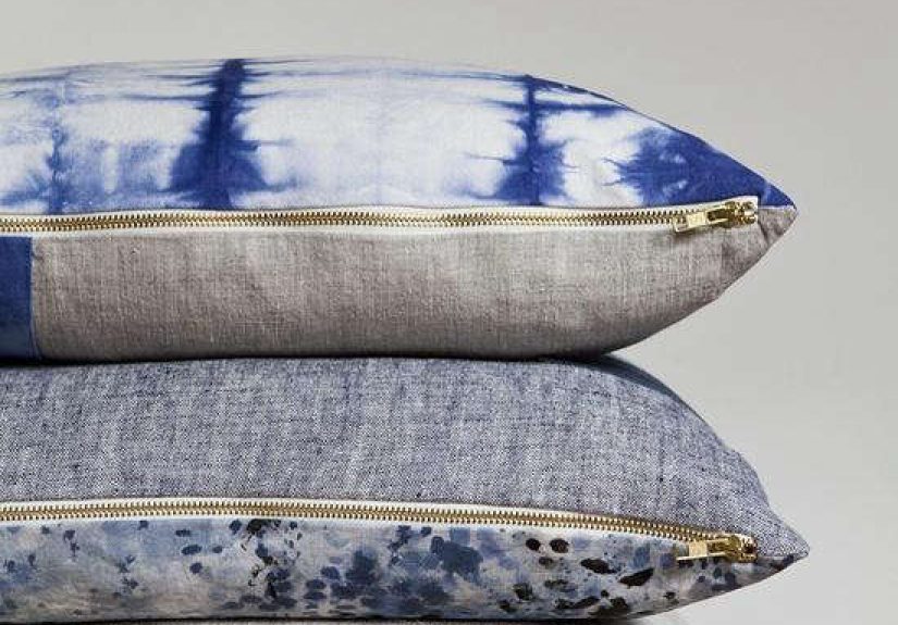 Lattice Shibori Pillows