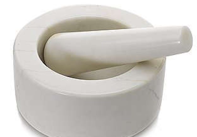 Marble Mortar and Pestle