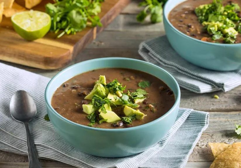 Quick and Hearty Black Bean Soup Recipe