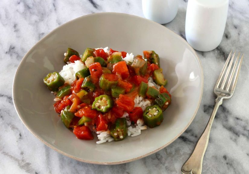 Southern-Style Okra With Tomatoes Recipe