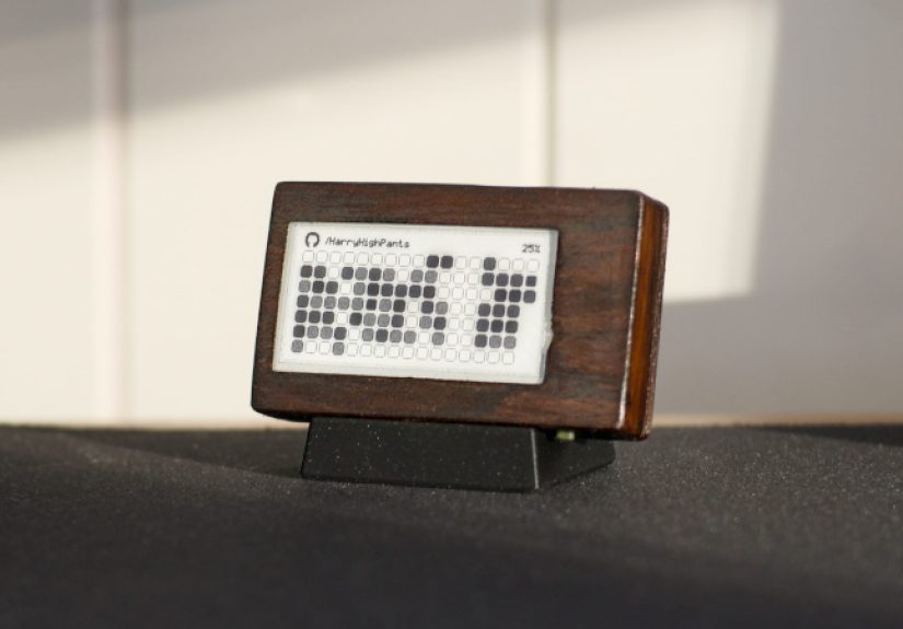 Track Your GitHub Activity With This E-Ink Display