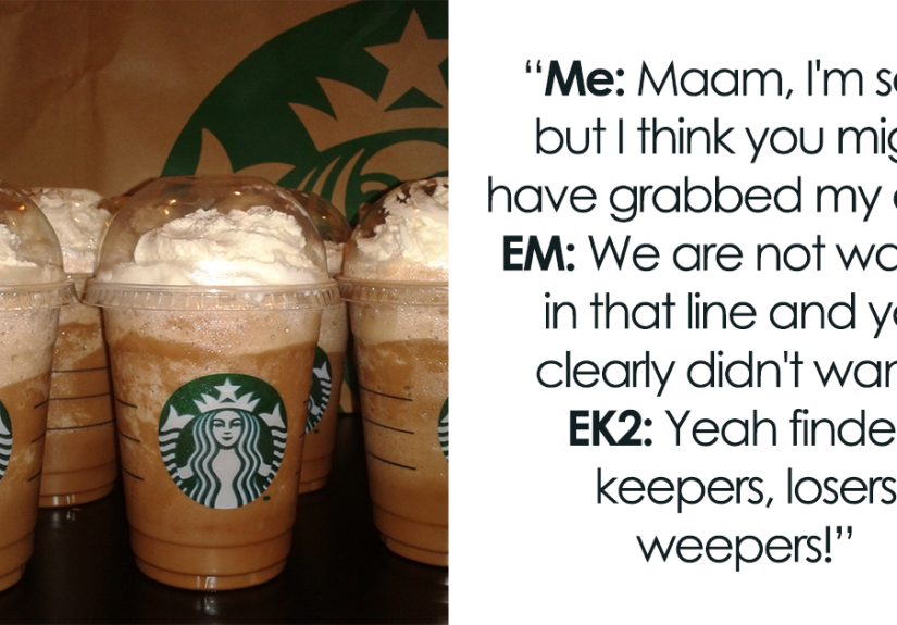 “We Are Not Waiting In That Line”: Mother Karen Boldly Steals Another Customer’s Drinks For Her Kids To Try Out, Learns To Regret Her Decision