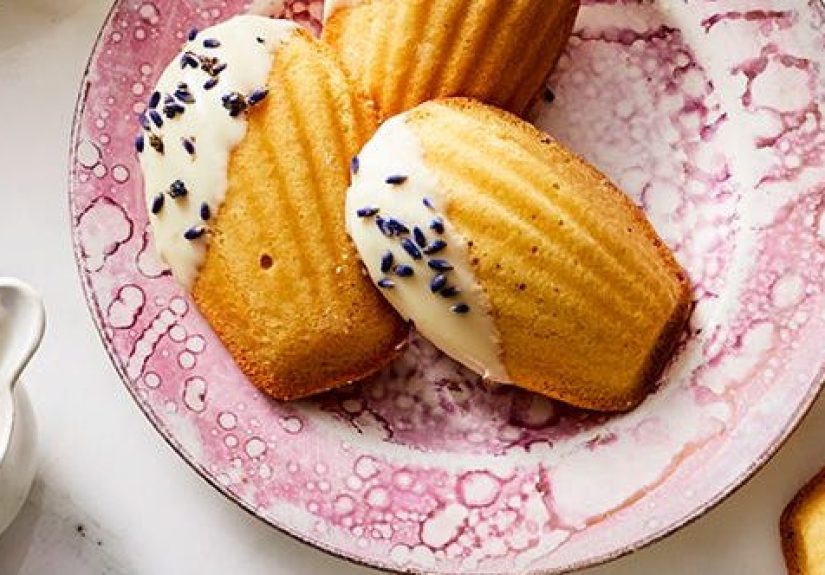 White Chocolate and Lavender Madeleines Recipe - How to Make White Chocolate & Lavender Madeleines